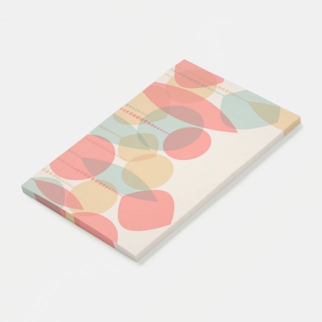 Post-it® Ornements rétro simplifiés, tous en surimpression  (Incliné)