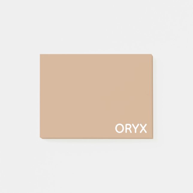 Post-it® Oryx brown beige color name (Devant)