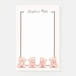 Post-it® Ours en peluche mignon