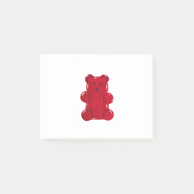 Post-it® ours rouge (Devant)