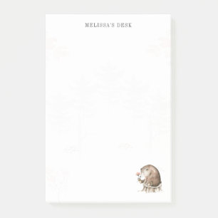 Post-it® Ours Woodland Moderne Design Aquarelle