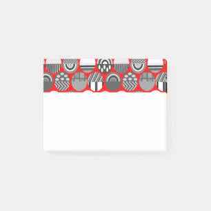 Post-it® Ovales à motifs gris
