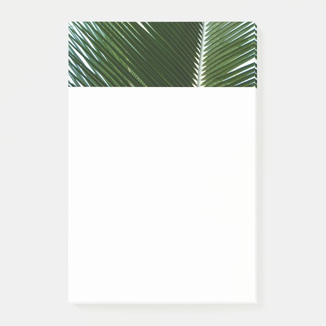 Post-it® Overlapping Palm Fronds Tropical Green Abstract (Devant)
