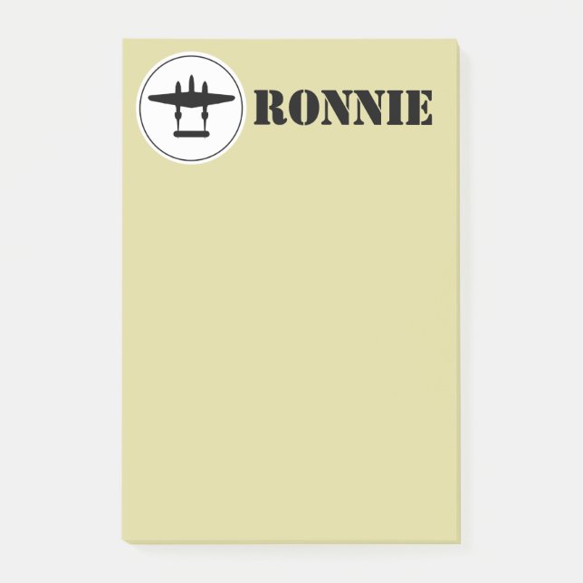 Post-it® P-38 - Notes postales personnalisées pour la foudr (Devant)