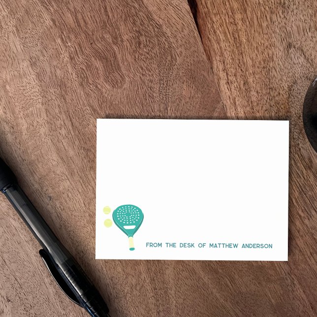 Post-it® Padel Tennis Racket et Balls Personnalisé (Créateur téléchargé)