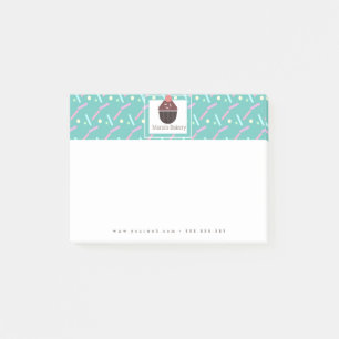 Post-it® Paillettes de Cupcake au Chocolat Logo de Boulange