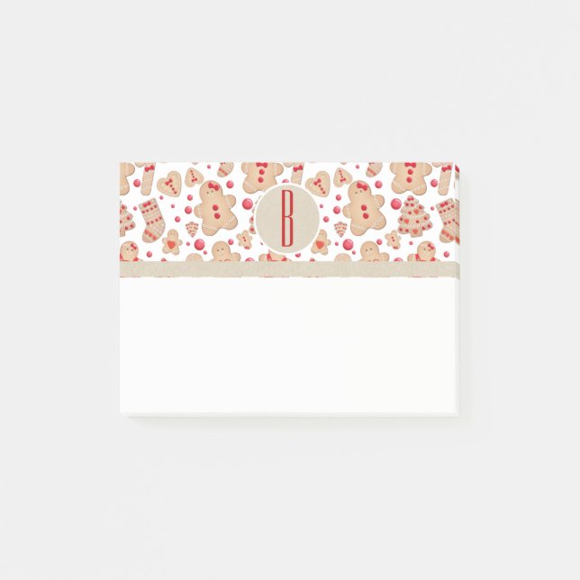 Post-it® Pain d'épice Homme Baked Cookies rustique Whimsica (Devant)