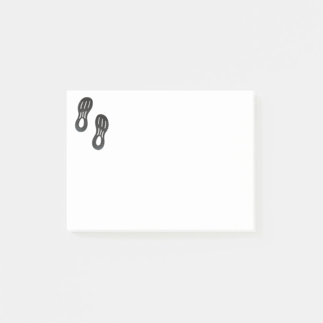 Post-it® Paire d'impression sportive de chaussures (Devant)