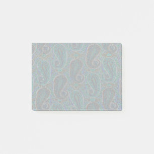 Post-it® Paisley Bleu Indien Boho Classique Vintage