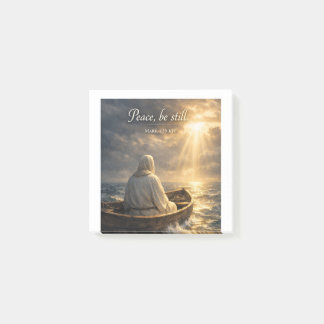 Post-it® Paix, soyez calme • Marc 4:39 KJV • Christian Post