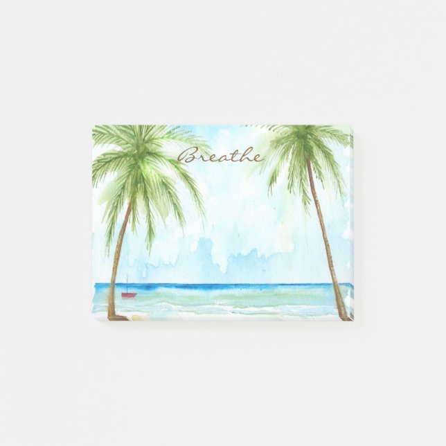 Post-it® Palm Trees Post It Notes (Devant)