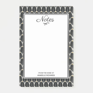 Post-it® Palmettes noires Art déco des années 1920