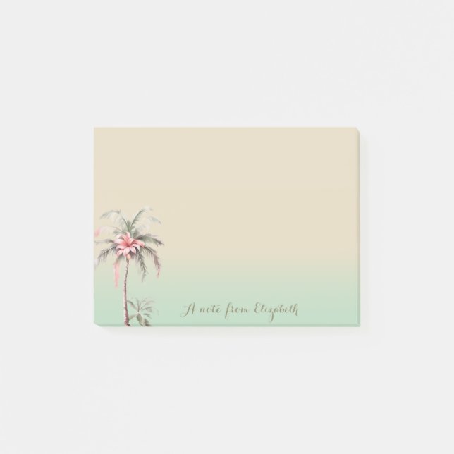 Post-it® Palmier Fleur Tropicale (Devant)