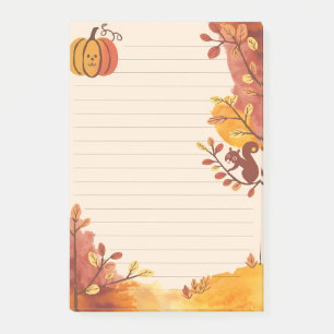 Post-it® Pals citrouilles & Scribbles d'écureuil