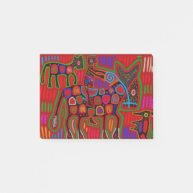 Post-it® Panama Mola - Sauver un cheval monter un cowboy (Devant)