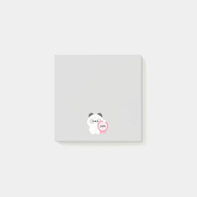 Post-it® Panda à faible énergie certifié (Devant)