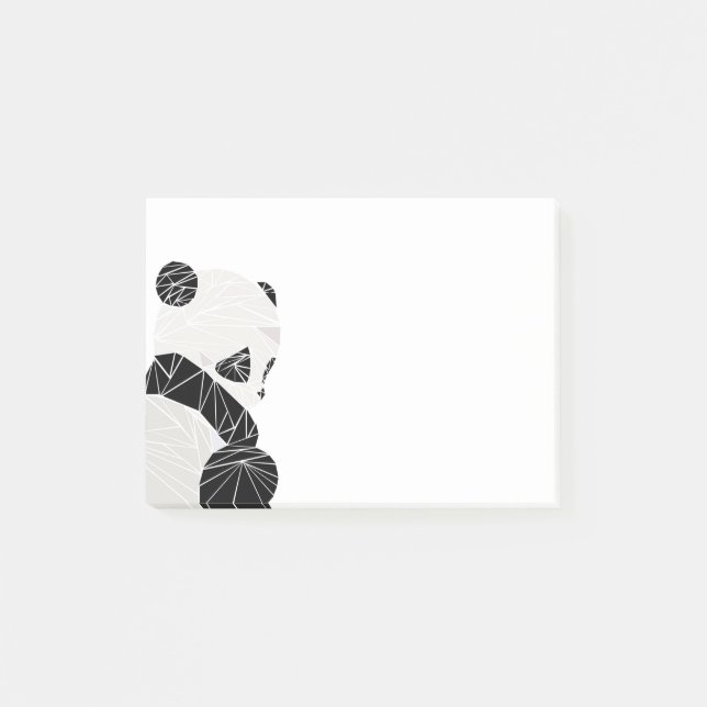 Post-it® Panda géométrique (Devant)