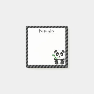 Post-it® Panda Noir Et Blanc Mignons