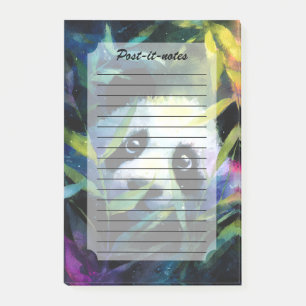 Post-it® Panda Peeking Bamboo Aquarelle