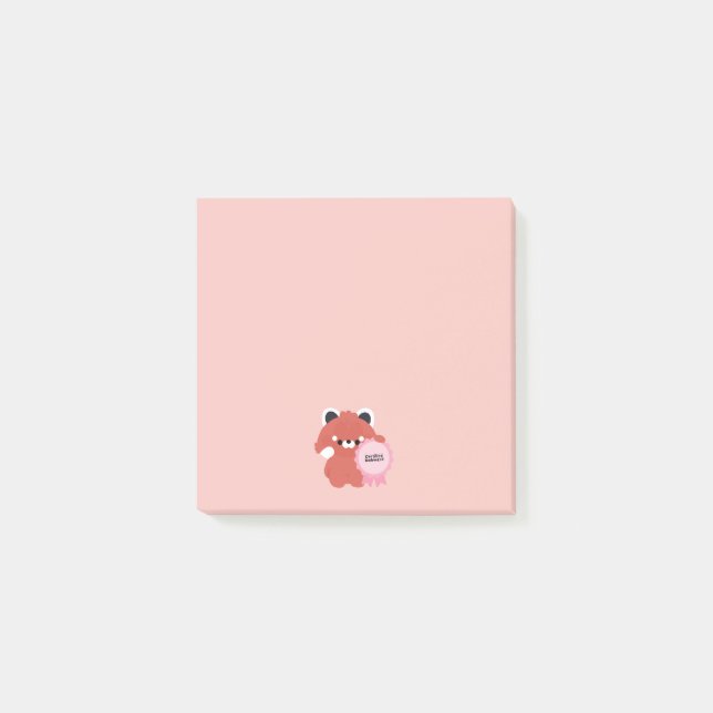 Post-it® Panda roux certifié maladroit (Devant)