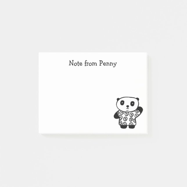 Post-it® Pandy le Panda (Devant)