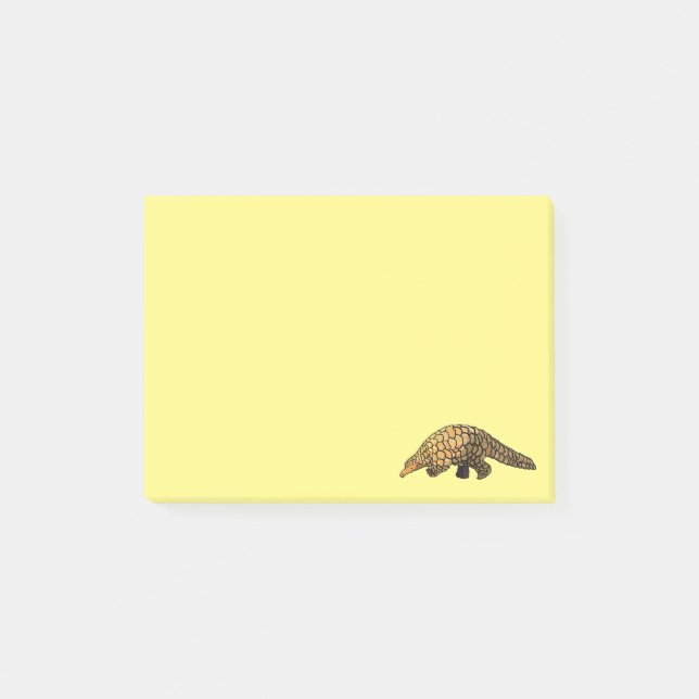 Post-it® pangolin (Devant)