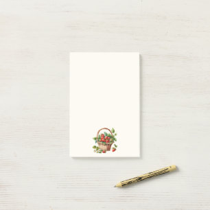 Post-it® Panier Mignon Plein de Fraises