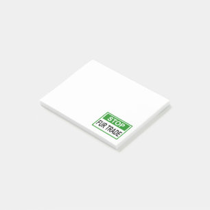 Post-it® Panneau commercial Stop Fur vert