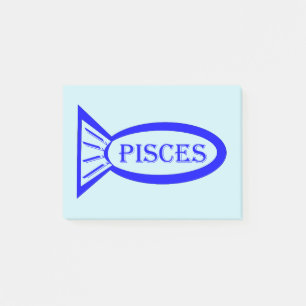 Post-it® Panneau Étoile Poisson Poisson Poster note Pad