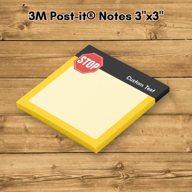 Post-it® Panneau STOP (Créateur téléchargé)