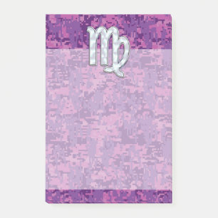 Post-it® Panneau Virgo Zodiac sur camouflage numérique ros