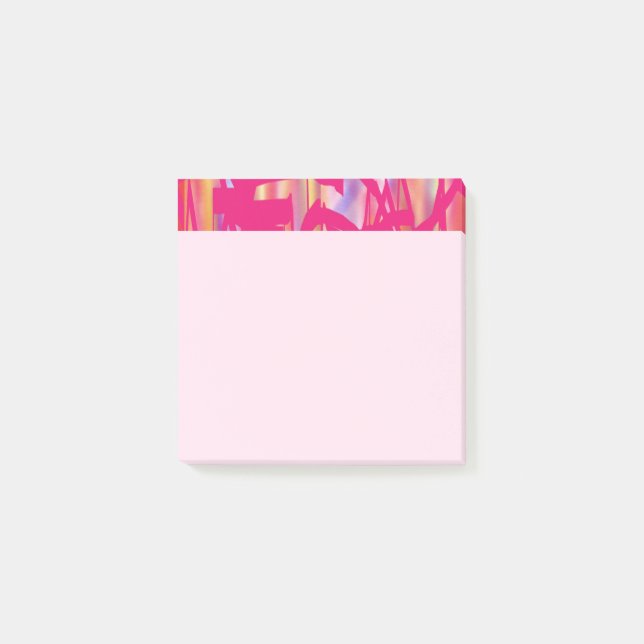 Post-it® Pantalons de notes roses Hot Pink (Devant)