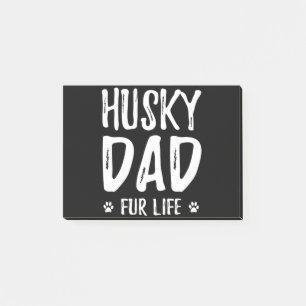 Post-it® Papa chien Husky à vie idée cadeau de propriétair