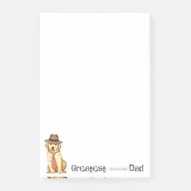 Post-it® Papa du laboratoire jaune (Devant)
