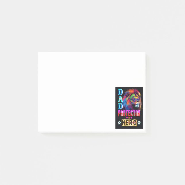 Post-it® Papa Protector Hero (Devant)