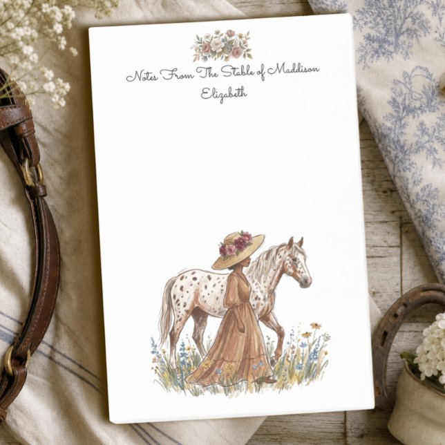 Post-it® Papeterie Cadeau pour Amoureux de Chevaux (Créateur téléchargé)