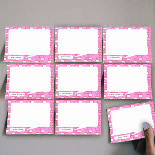 Post-it® Papeterie de collège Personnaliser de rétro rose