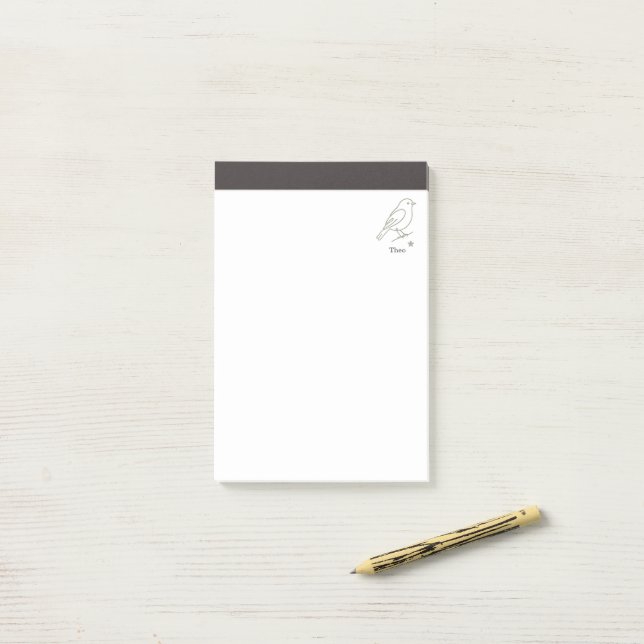 Post-it® Papeterie de luxe pour enfants avec nom personnali (Sur un bureau)