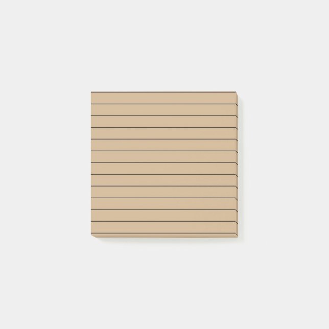 Post-it® Papeterie élégante marron (Devant)