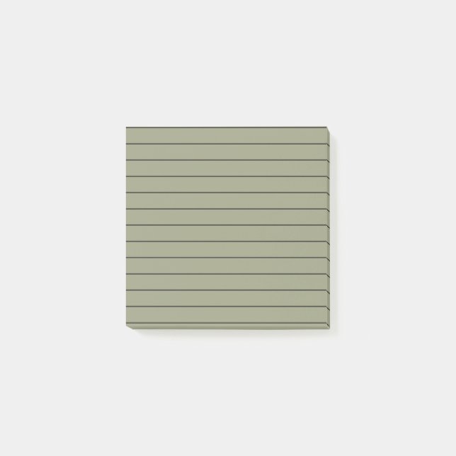 Post-it® Papeterie élégante Sage Green (Devant)