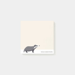 Post-it® Papeterie pour enfants animal de la forêt blaireau