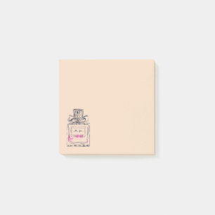 Post-it® Papeterie rose mignonne d'illustration de mode de