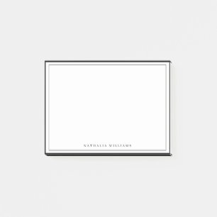 Post-it® Papeterie simple à personnaliser avec une bordure 