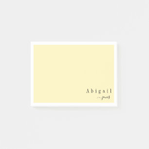 Post-it® Papier à lettres personnalisé à script simple j