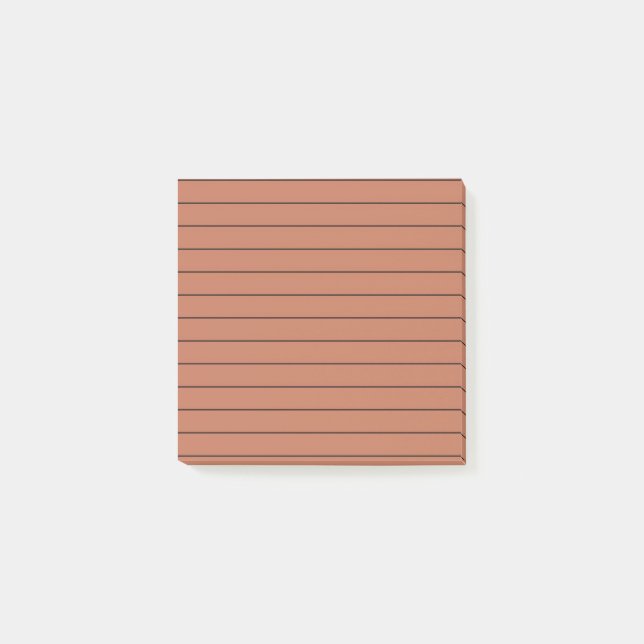 Post-it® Papier à lettres stylé Terracotta (Devant)