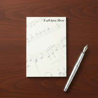 Post-it® Papier à Musique Note De Notes Adhésives Nom Perso