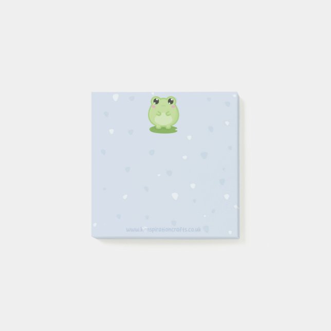 Post-it® Papier adhésif grenouille mignonne, papeterie pour (Devant)