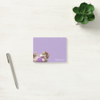 Post-it® Papier autocollant mignon chaton Restez Positive