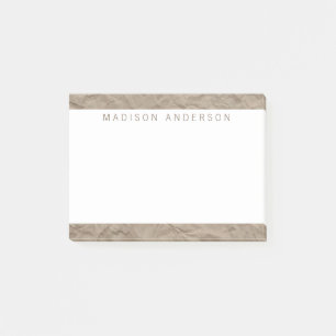 Post-it® Papier de texture   Moderne minimaliste Personnali