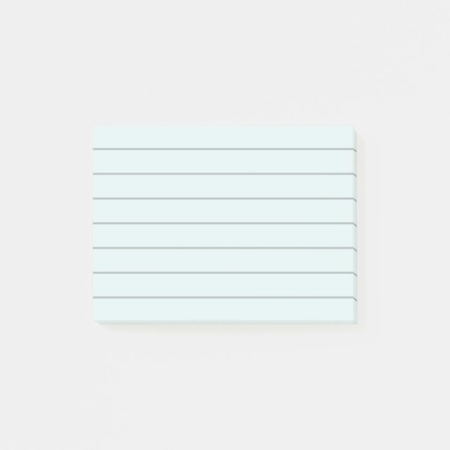 Post-it® Papier ligné vert pistache (Devant)